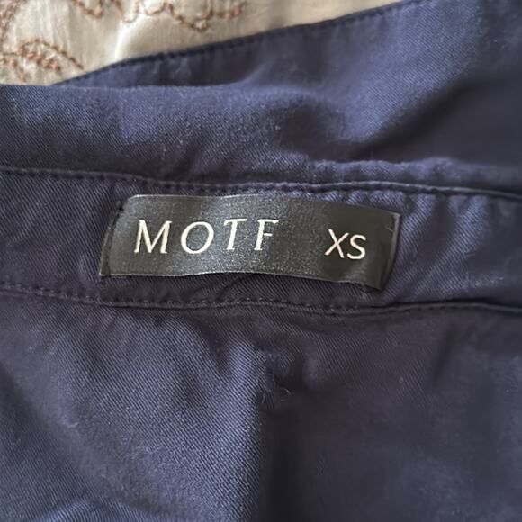 MOTF | Navy Blue Button Down Dress Size XS - Picture 6 of 11